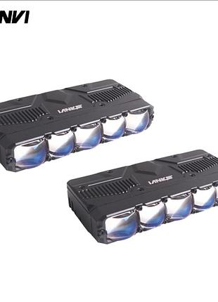 Комплект bi-led модулей sanvi s500w 75/108w 12v 6000k — 2 шт, ближний + дальний