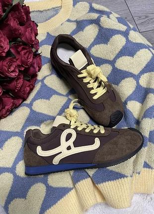 Кроссовки loewe новые шоколад 6