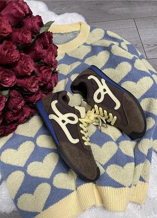 Кроссовки loewe новые шоколад