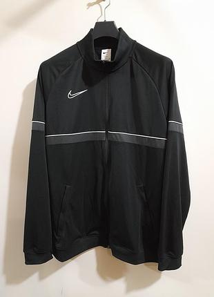 Чоловіча ​спортивна кофта / олімпійка nike dri-fit (оригінал) чорного кольору