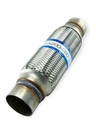 Гофра глушника 50x200x260 (3-х шарова) + фланець euroex