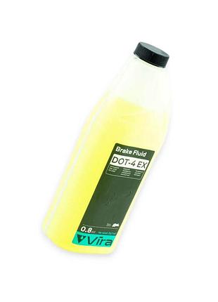 Тормозная жидкость dot 4 (0,8 л) vira ex viraoil