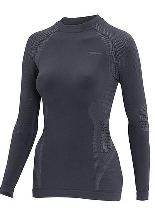 Термофутболка з довгим рукавом жіноча accapi polar bear black/gray pa761.9961