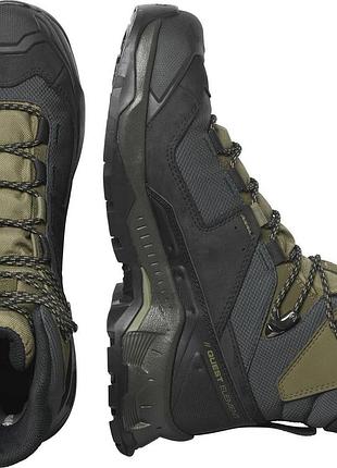 Ботинки salomon quest element gtx black/deep lichen green/olive night 2