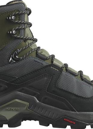 Ботинки salomon quest element gtx black/deep lichen green/olive night 3