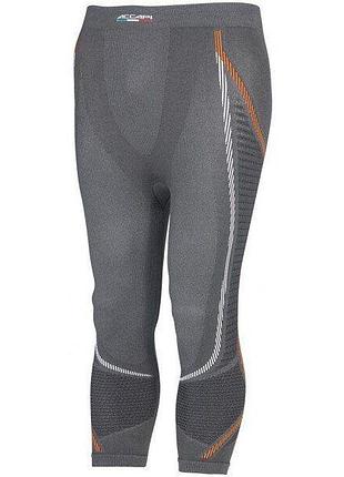 Термоштаны мужские accapi ergoracing 3/4 anthracite/orange