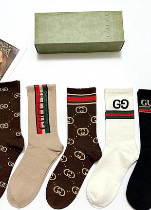 Носки премиум ( набор носков подарочный) gucci 3