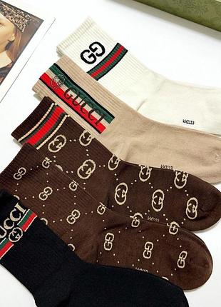 Носки премиум ( набор носков подарочный) gucci 6