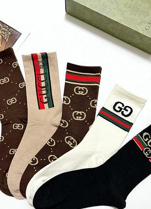 Носки премиум ( набор носков подарочный) gucci 8