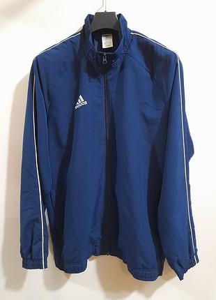Чоловіча ​спортивна вітровка adidas core 18 presentation jacket (синя)