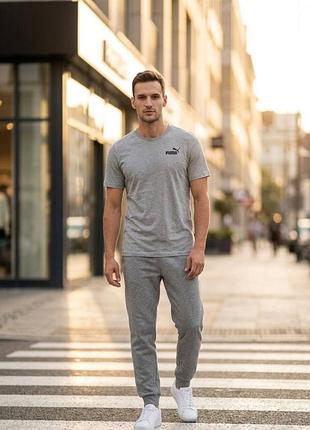 Чоловіча бавовняна футболка puma   🤍