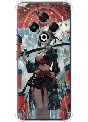 Чохол на tecno spark 30 4g гейша-воїн "6124u-3894-851"