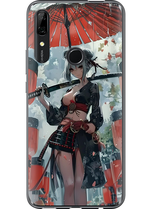 Чохол на huawei y9 prime 2019 гейша-воїн "6124u-1736-851"