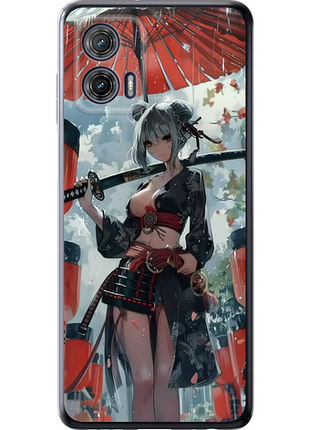 Чохол на motorola g73 гейша-воїн "6124u-3196-851"