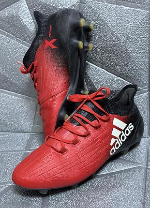 Професійні футбольні бутси adidas original x 16.1 fg 40 розмір устілька 25,5 см адідас оригінал копи професійного рівня з колекції red limit pack