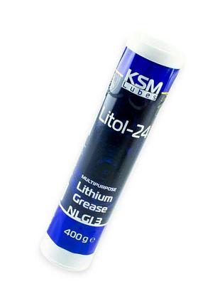 Смазка литол-24 ( 400гр) ksm картридж lubes