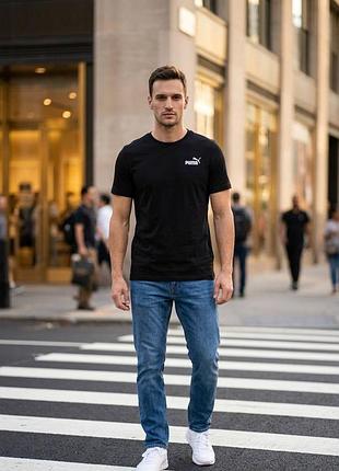 Чоловіча бавовняна футболка puma   🖤