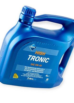 Олива моторна aral 5w-40 high tronic 4л