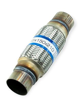 Гофра глушителя 45х150x210 (3-х слойная) + фланец euroex