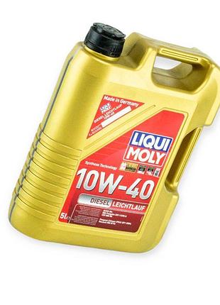 Масло моторное liqui moly 10w-40 diesel leichtlauf 5л