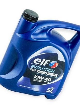 Олива моторна elf 10w-40 evol 700 turbo diesel 5л