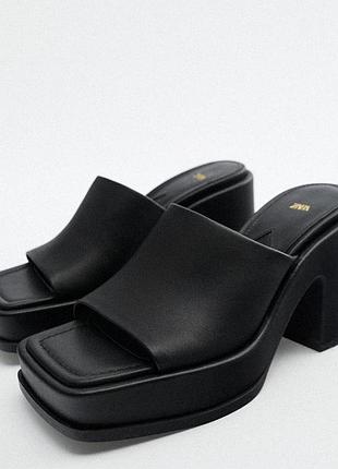 Zara, нові, босоніжки, шльопки