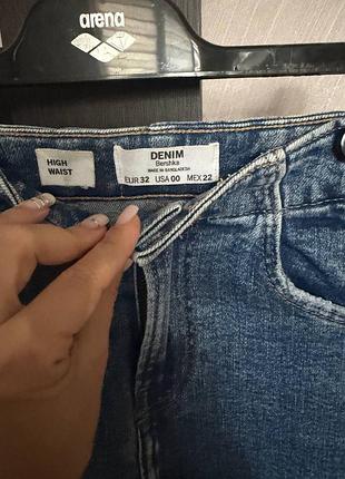 Джинсова спідниця bershka 4