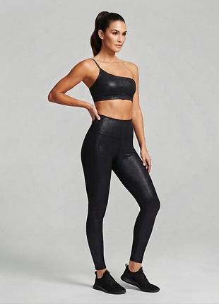 Стильний спортивний костюм лосини та топ на бретелях gap комплект з напиленням для танців та фітнесу