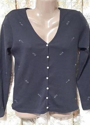 Тонкая женская кофта расшита щепотными стразами dorothy perkins