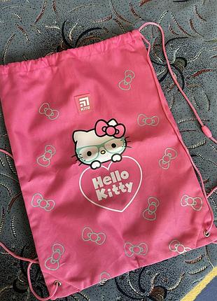 Рожевий мішок-рюкзак hello kitty kite