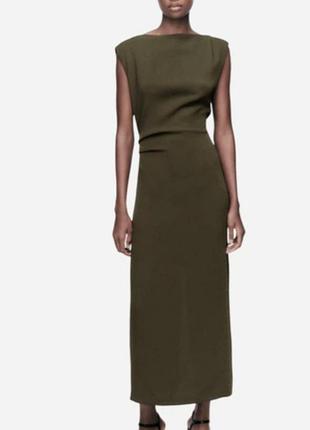 Хакие платье zara