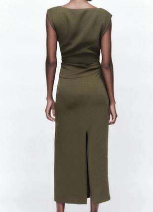 Хакие платье zara 2