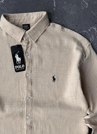 Летний комплект ralph lauren шины + рубашка m 2