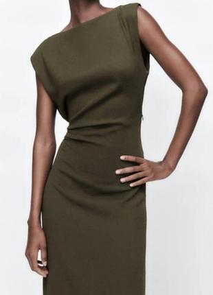 Хакие платье zara 3