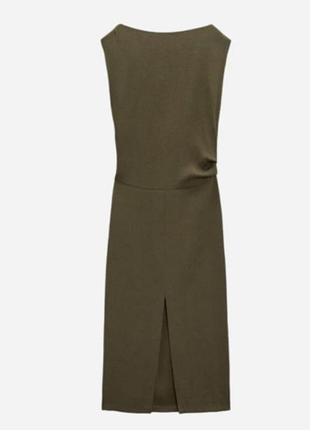Хакие платье zara 5