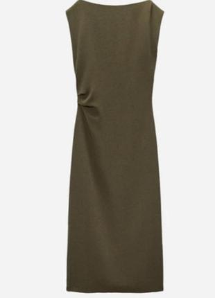 Хакие платье zara 6