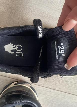 Кеди шкіра off-white оригінал 4