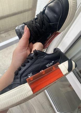 Кеди шкіра off-white оригінал 7