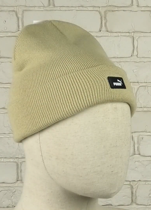 Шапка пума puma essentials mid crown beanie