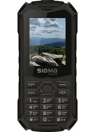 Мобільний телефон sigma mobile x-treme pv68 чорний