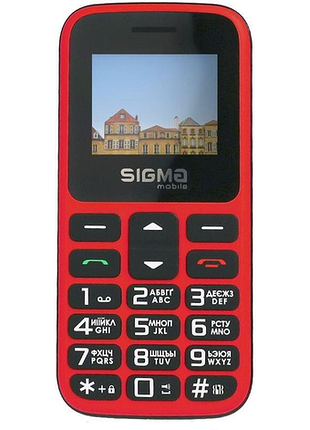 Мобільний телефон sigma mobile comfort 50 hit червоний