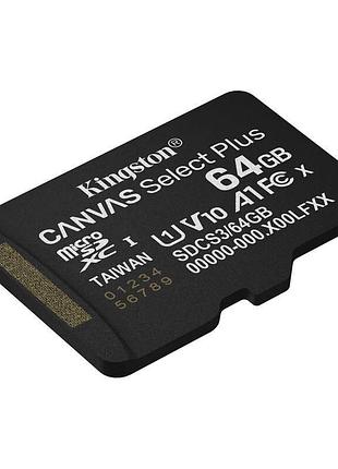 Карта пам’яті kingston canvas select plus 64gb (kmsdcs3/64gbsp) 3