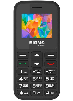 Мобільний телефон sigma mobile comfort 50 hit чорний