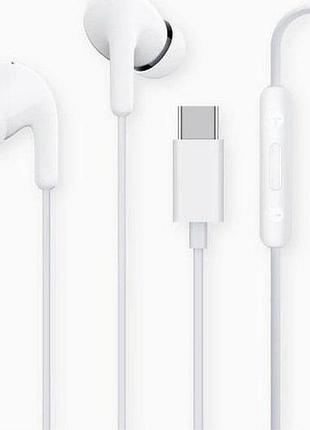 Навушники xiaomi type-c earphones (bhr8931gl) білий