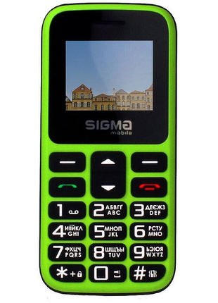Мобільний телефон sigma mobile comfort 50 hit зелений