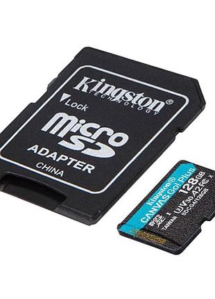 Карта пам’яті kingston canvas go! plus 128gb 3
