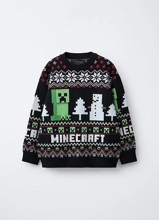 Светр zara minecraft 140 (9-10 років )