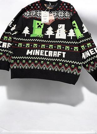 Светр zara minecraft 140 (9-10 років ) 2