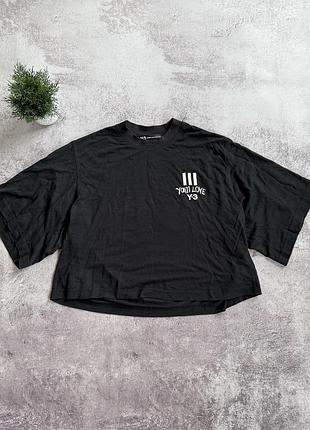 Футболка adidas y-3 women yohji love sheer short sleeve tee🔥