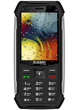 Мобільний телефон sigma mobile x-style 323 rain чорний